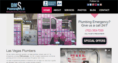 Desktop Screenshot of dmsplumbinglasvegas.com
